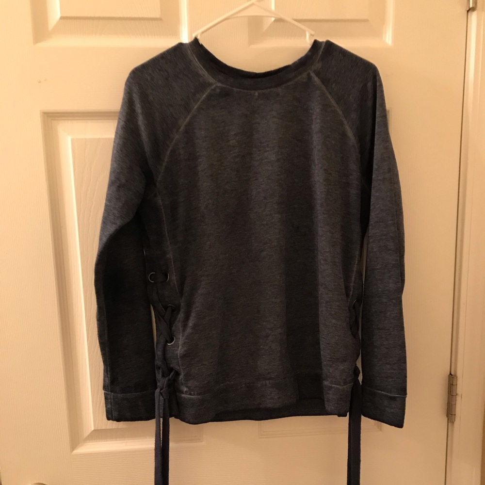 top with laces strings on side